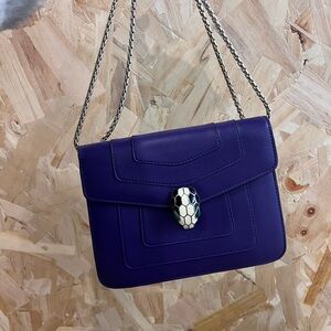 Bulgari Purple Shoulder Bag